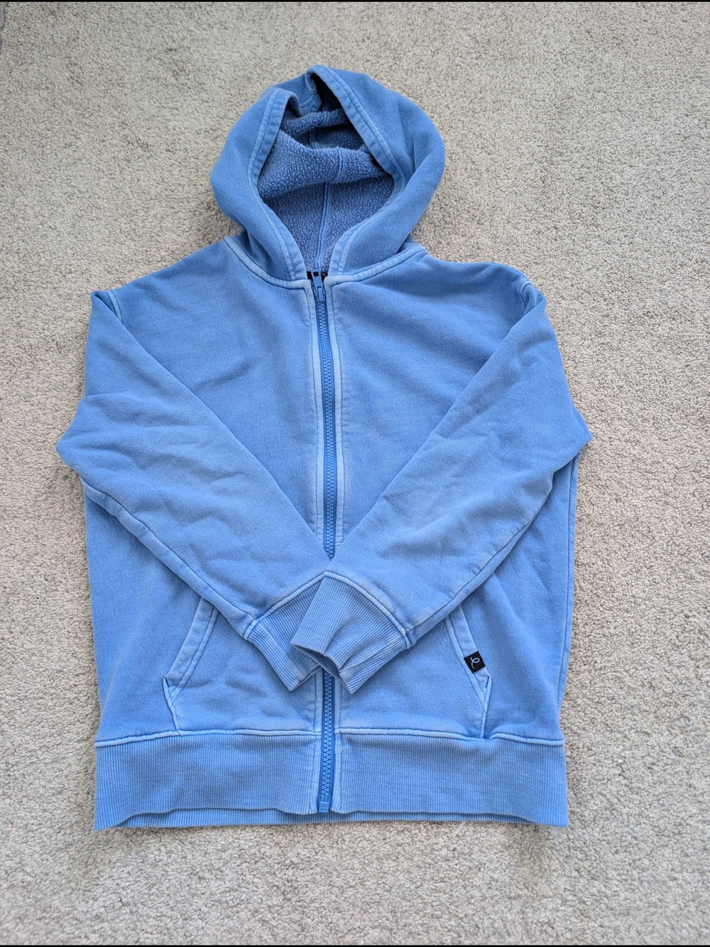 art class Light Blue Zip-Up Hooded Sweatshirt